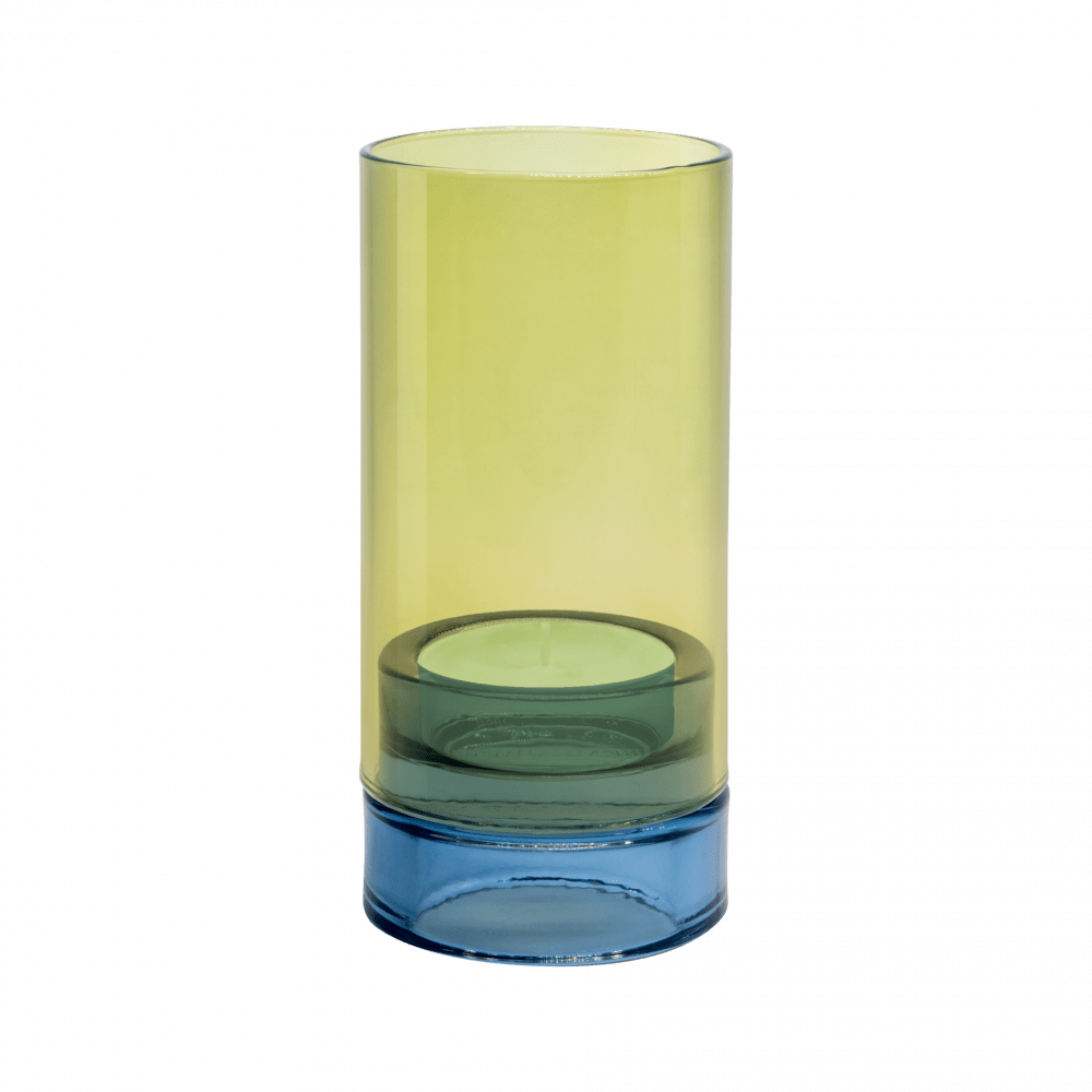 Lime Glass Lantern