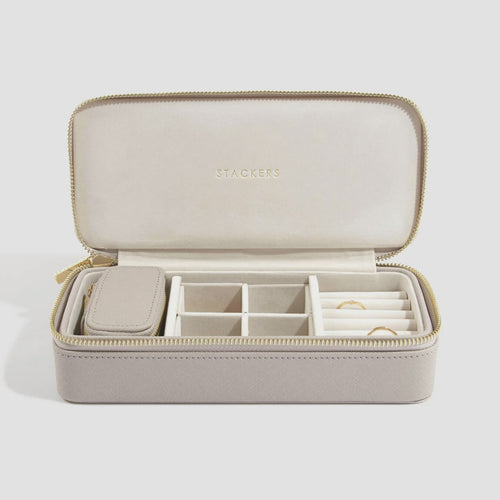 Stackers Lg Travel Box - Taupe