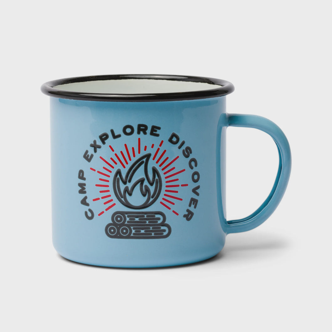 Enamel Mug Camp Explore Discover