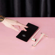 The ultimate candle care kit for our GLASSHOUSE FRAGRANCES Scent Addicts. Includes a Wick Trimmer, Wick Snuffer & black velvet case in a gift box. Made from stainless steel with gold plating. Rosies Gifts & Homeware, Mosgiel, Dunedin has quality candle fragrances and accessories.