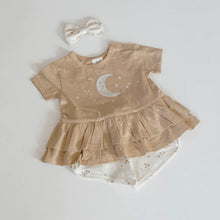 Buck & Baa - Stardust Children's Shorts Organic Cotton Children's Shorts.  Children's Clothing made for birthday, Christmas and easy to wear.  6 Months to 5 Years.  Child birthday, Boy shorts or girl shorts.  Rosies Gifts & Homeware, Mosgiel Dunedin have children's clothing for you.