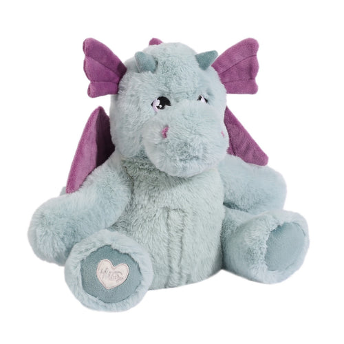 Toasty Hugs - Duke Dragon by Splosh, all-new cosy companions filled with calming tourmaline crystals. Removable heat pack to warm or cool. Rosies Gifts, Mosgiel, Dunedin for baby and child gifts.