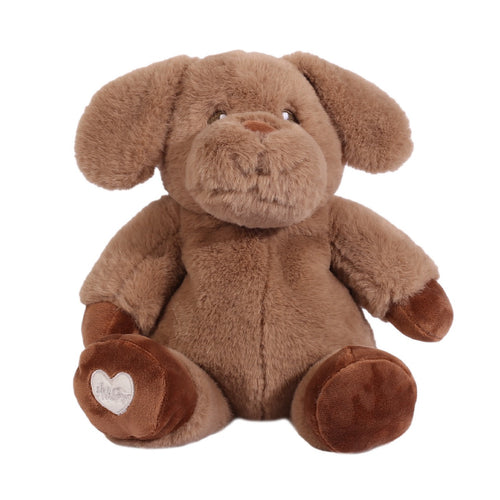Toasty Hugs - Denver Dog by Splosh, all-new cosy companions filled with calming tourmaline crystals. Removable heat pack to warm or cool. Rosies Gifts, Mosgiel, Dunedin for baby and child gifts.