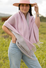 Super soft two-tone merino wool wrap. Perfect for those winter days. 100% Australian Wool. Rosies Gifts & Homeware, Mosgiel, Dunedin for winter fashion accessories.