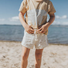 Buck & Baa - Stardust Children's Shorts Organic Cotton Children's Shorts.  Children's Clothing made for birthday, Christmas and easy to wear.  6 Months to 5 Years.  Child birthday, Boy shorts or girl shorts.  Rosies Gifts & Homeware, Mosgiel Dunedin have children's clothing for you.