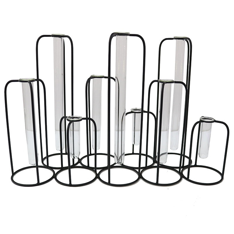 Dressed with greenery and dainty flowers, this test tube vase will create a centrepiece for any space. Suitable for the living room, dining room, study, bedroom or balcony. Rosies Gifts, Mosgiel, Dunedin has that special something to brighten your home.