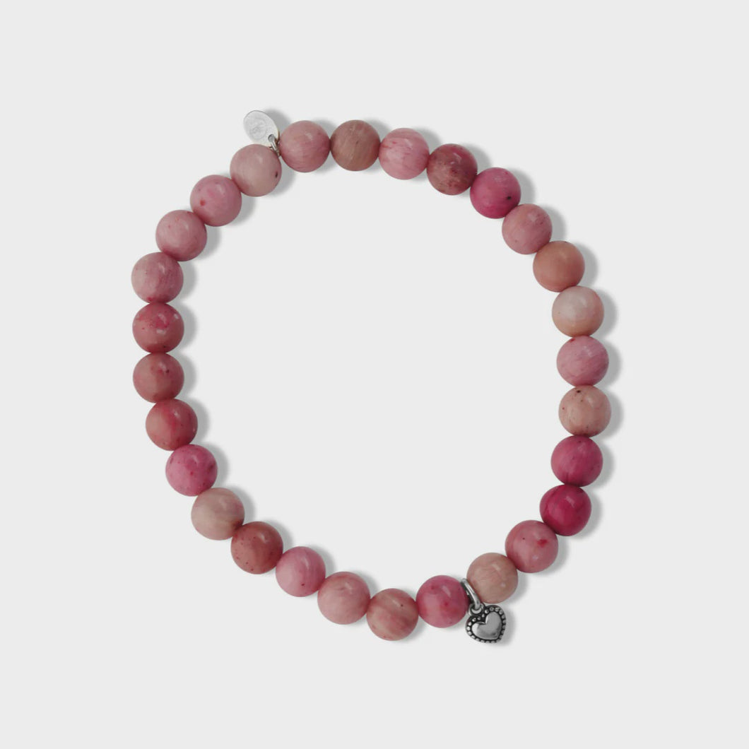 Rhodochrosite Pink Bracelet