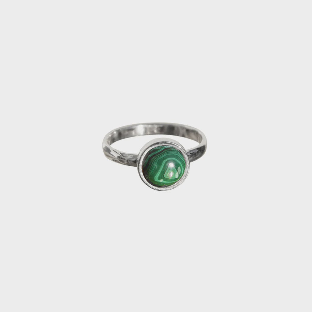 Malachite Circle Ring