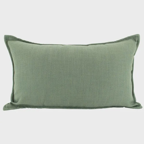 Linen Lumbar Cushion (30cm x 50cm) - Sage Includes inner. Rosies Gifts & Homeware, Mosgiel, Dunedin for a range of cushions, throw, blankets for your home.