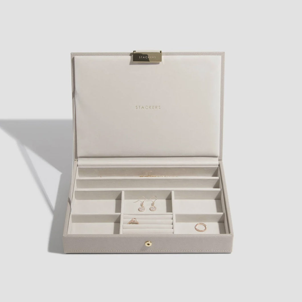 Classic Jewellery Box Lid Taupe
