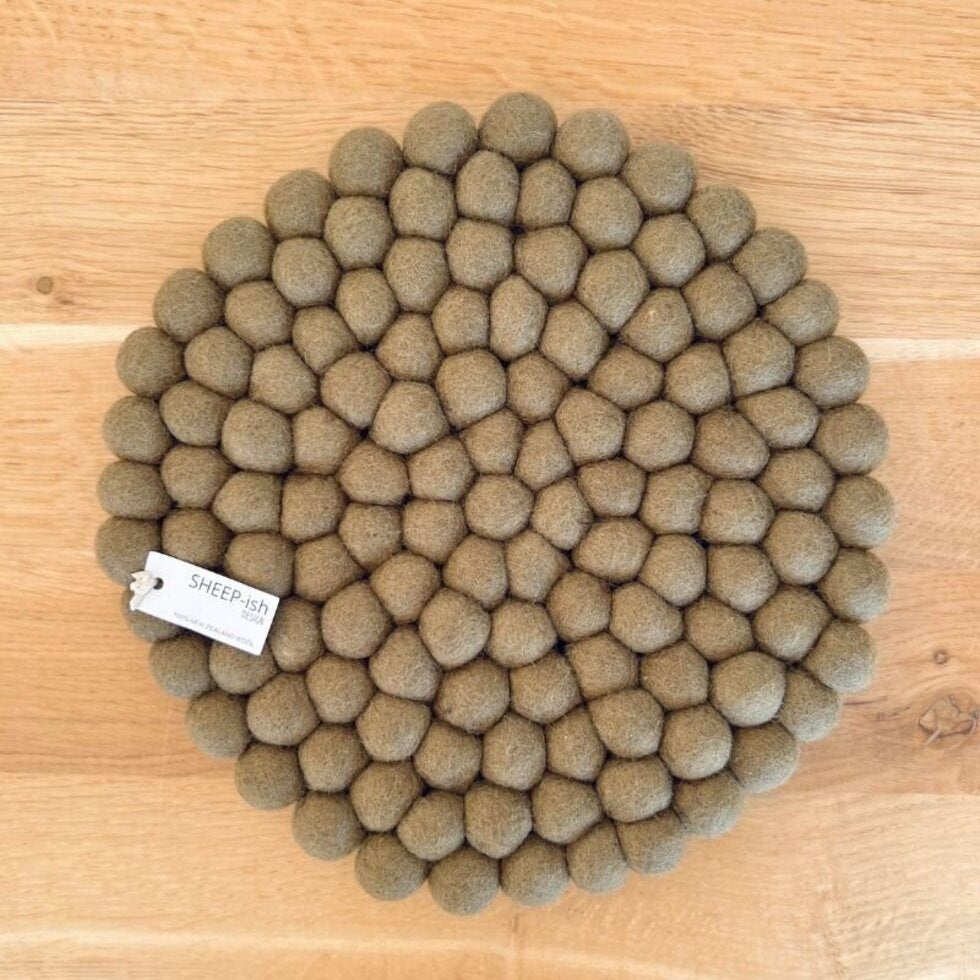 Felt Pot Stand - Olive