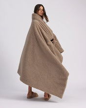 Faux Fur Throw - Warm Grey