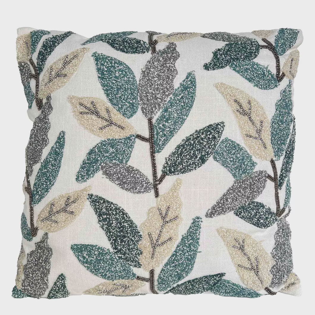 Windswept Leaves Cushion