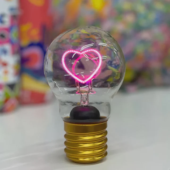 Heart Lightbulb Lamp