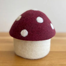 Felted Trinket Box (Mulberry) A whimsical little storage box for you or the little person in your life. Handmade in Nepal from 100% NZ wool and non-toxic dyes.