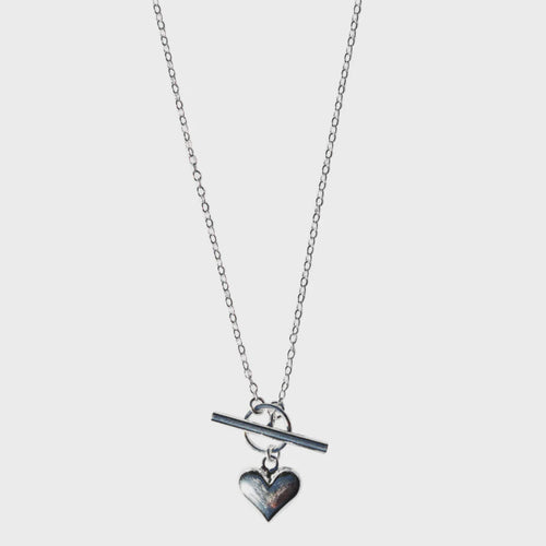 Petite Heart Fob Necklace