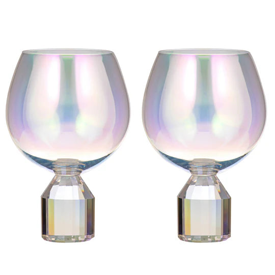 Ava Opal 2pk Gin Glass