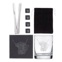Highland Cow Whiskey Set