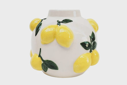 Tuscan Lemon Vase