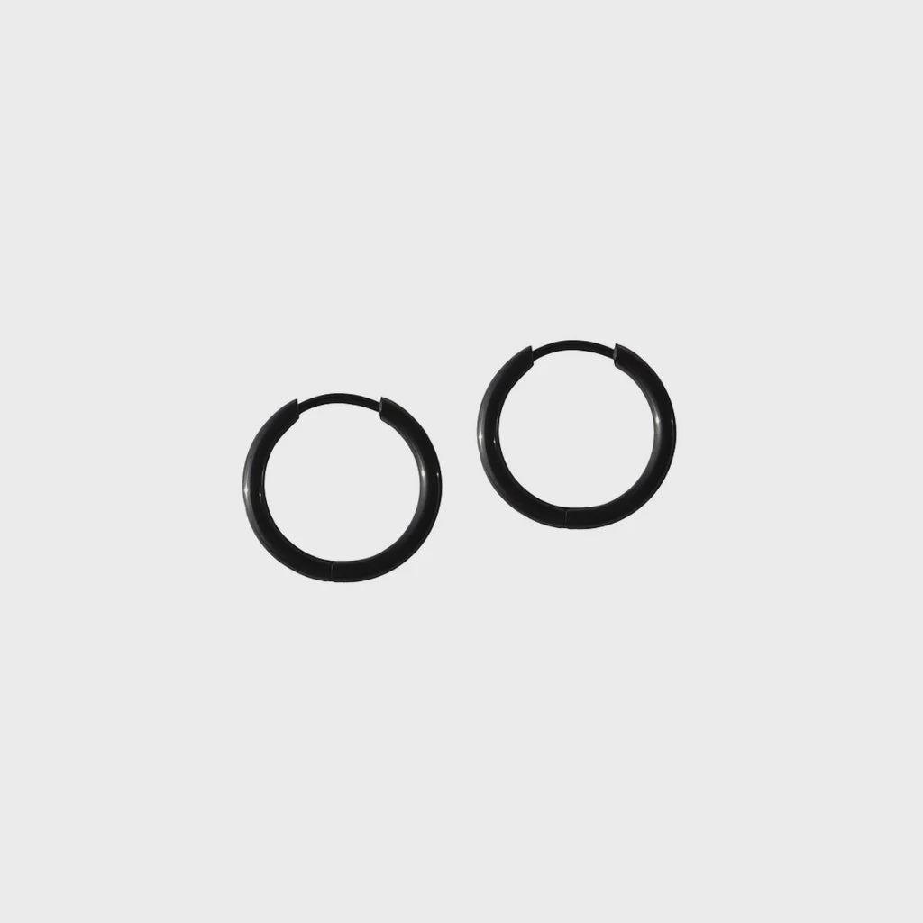 16mm Huggies - Black