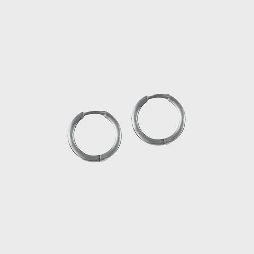 16mm Huggies - Silver