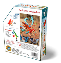 I AM PARROT Unique-shaped 300-piece jigsaw puzzle for ages 10 and up. Each puzzle comes with an educational Madd Capp Fun Facts booklet. 