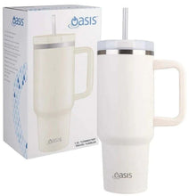 Oasis Commuter Travel Tumbler Stay hydrated while on-the-go with the Oasis 1.2L Commuter Tra­vel Tumbler. Specifically designed with an ergonomic soft-grip handle and a recessed base, suitable to fit most standard car cup holders. Rosies Gifts, Mosgiel, Dunedin