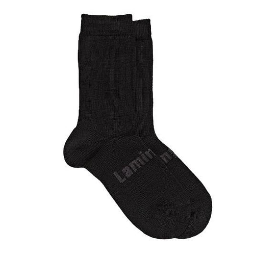 Merino Wool Plain Crew Socks | Child (Black) by Lamington Our crew ribs make great school socks or for kids who want a plain sock! Made from fine merino, will keep feet warm without overheating. Rosies Gifts, Mosgiel, Dunedin