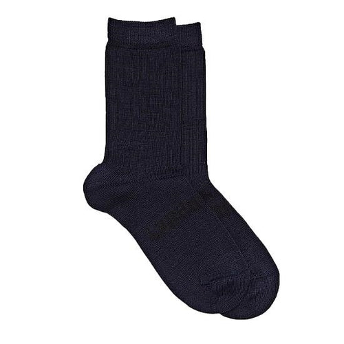 Merino Wool Plain Crew Socks | Child (Navy) by Lamington Our crew ribs make great school socks or for kids who want a plain sock! Made from fine merino, will keep feet warm without overheating. Rosies Gifts, Mosgiel, Dunedin