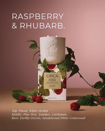 Raspberry & Rhubarb Candle