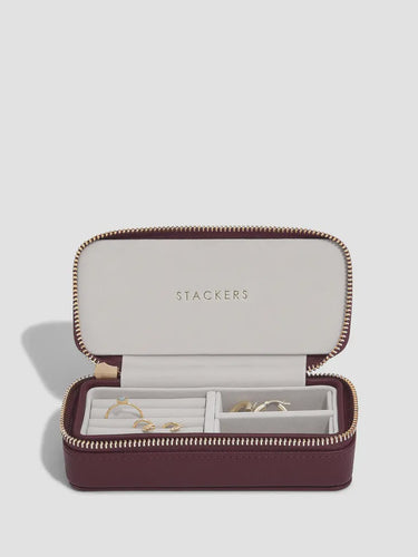 Burgandy Medium Travel Box