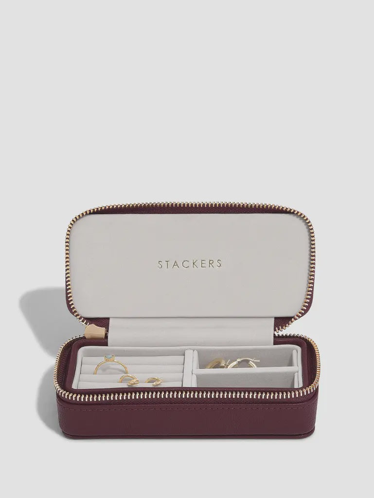 Burgandy Medium Travel Box