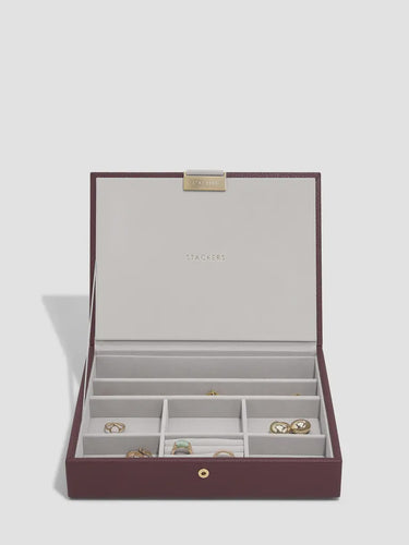 Burgandy Classic Lidded Box