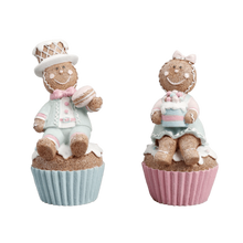 Gingerbread Man on Cupcake