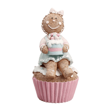 Gingerbread Girl on Cupcake