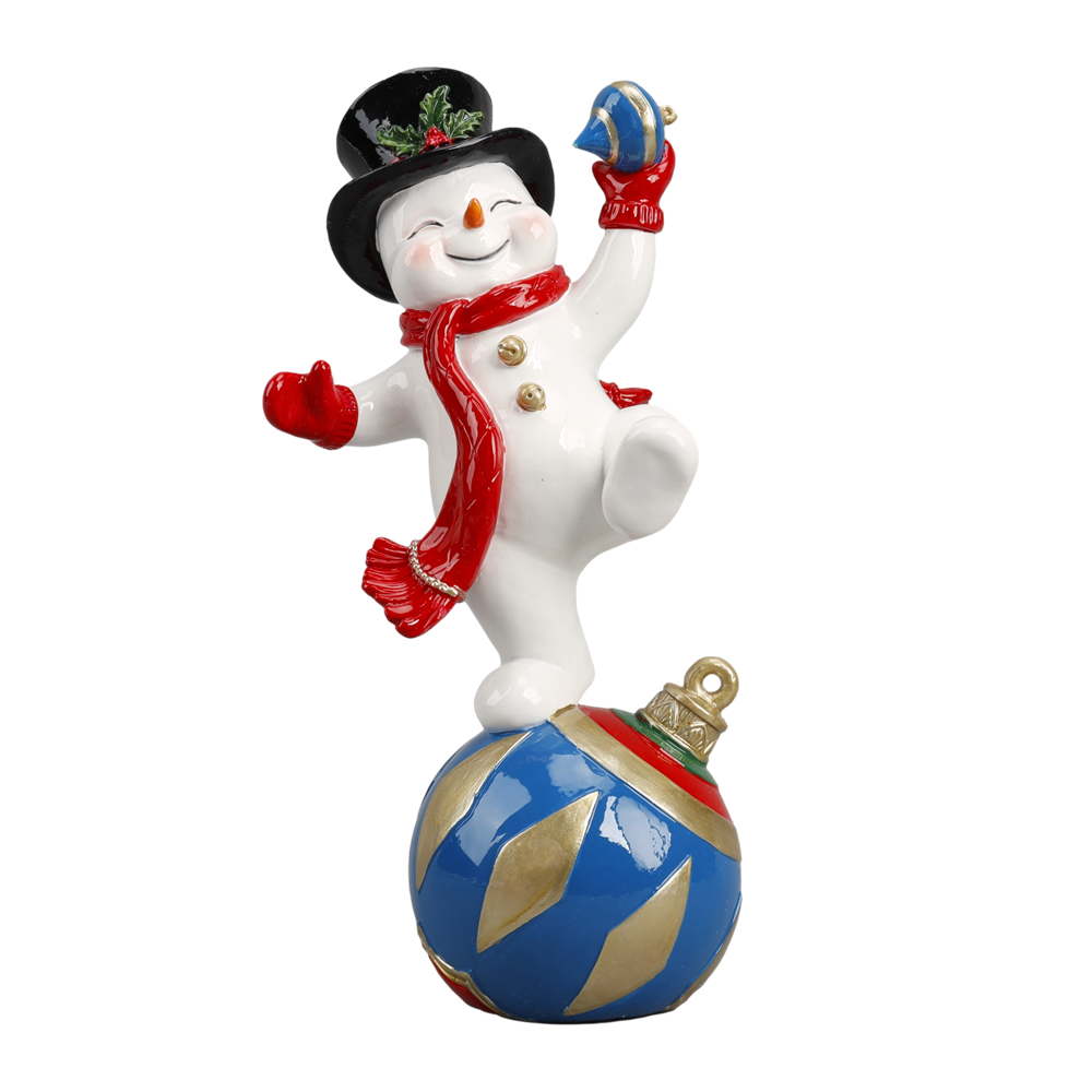 Snowman Balancing w Top Hat