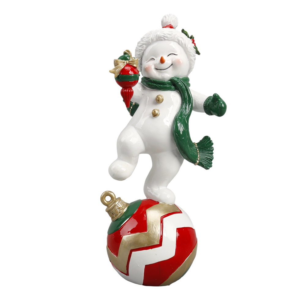 Snowman Balancing w Wooly Hat