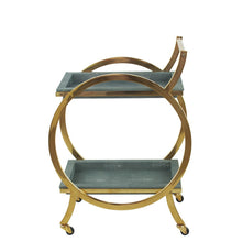 MARGO BAR TROLLEY GOLD & GREY Description No matter if you have transitional or contemporary style the Margo bar cart will be a perfect addition to your home or office. Rosies Gifts, Mosgiel, Dunedin for your home decor needs.