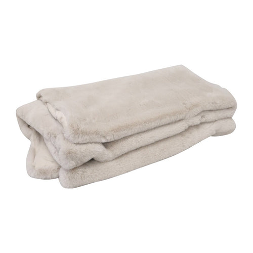Pearl Faux Fur Throw