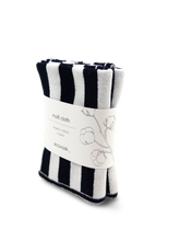 2pk Black/White Multi Cloths