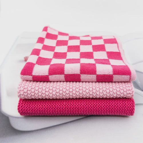 Dishcloths 3pk - Rasp Chequer