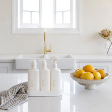 kitchen trio - lemon myrtle & honeydew by Al.ive Description Elevate your kitchen experience with our Lemon Myrtle & Honeydew Kitchen Trio in Crisp White. This set includes our Dishwashing Liquid, Bench Spray and Hand Wash. Rosies Gifts.