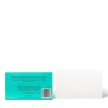 Lost in Amalfi Body bar Product packaging with a turquoise label and white background