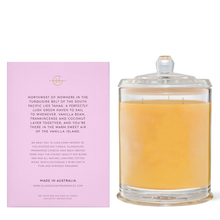 Glasshouse Fragrance's A Tahaa Affair VANILLA CARAMEL 760g Triple Scented Soy Candle. Rosies Mosgiel, Dunedin.  Ambrosial with heavenly caramel and coconut, it’ll transport you to the beaches of Tahaa. Top Notes: Pineapple Middle Notes: Coconut Fruity Base Notes: Caramel and Vanilla