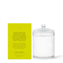 Glasshouse Fragrances Soy Candle 380g - MONTEGO BAY RHYTHM, Rosies Mosgiel, Dunedin COCONUT & LIME Sweet ‘n’ sour, it’s a mouth-watering blend of zesty lime, coconut & boozy vanilla.