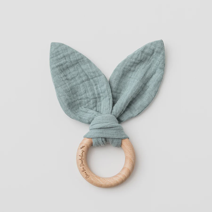 Bunny Ears Teether - Sage