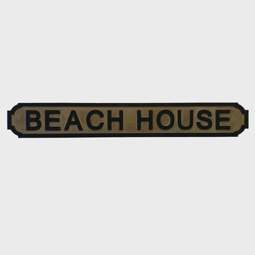 Beach House Sign - Lg