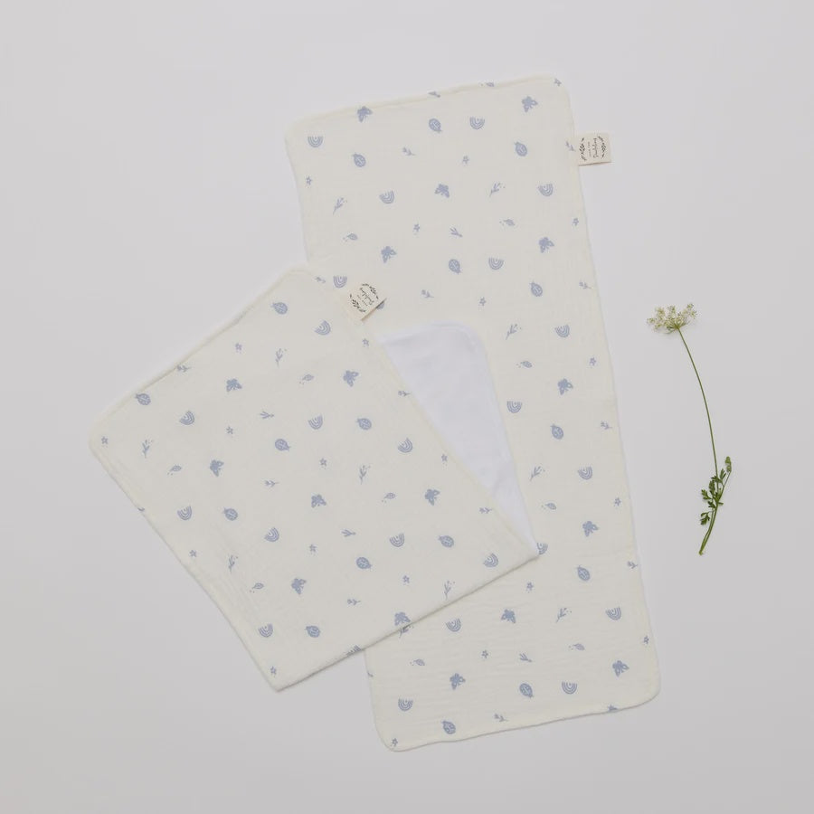 Enchanted Garden Burp Cloths