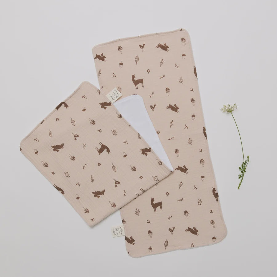 Woodlands Burp Cloths