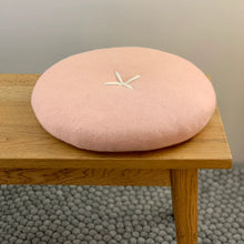 Button Cushion - 40cm 100% NZ Wool (outer) cushions with cross detail - measuring 40cm Synthetic inner filling made from recycled plastic bottles.